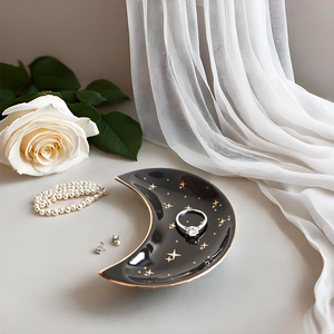 Plato de joyas - Moon Black — Formas Home