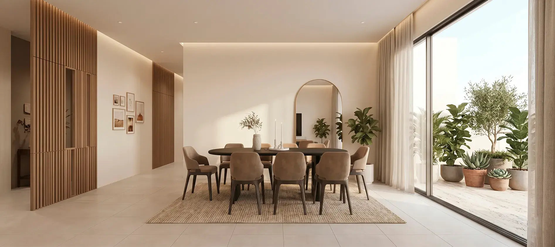 Comedor moderno con mesa Urmi — Formas Home