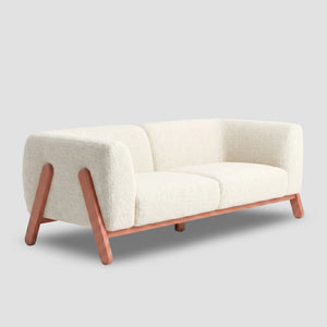 Sofá Geo Bouclé Beige — vista 4