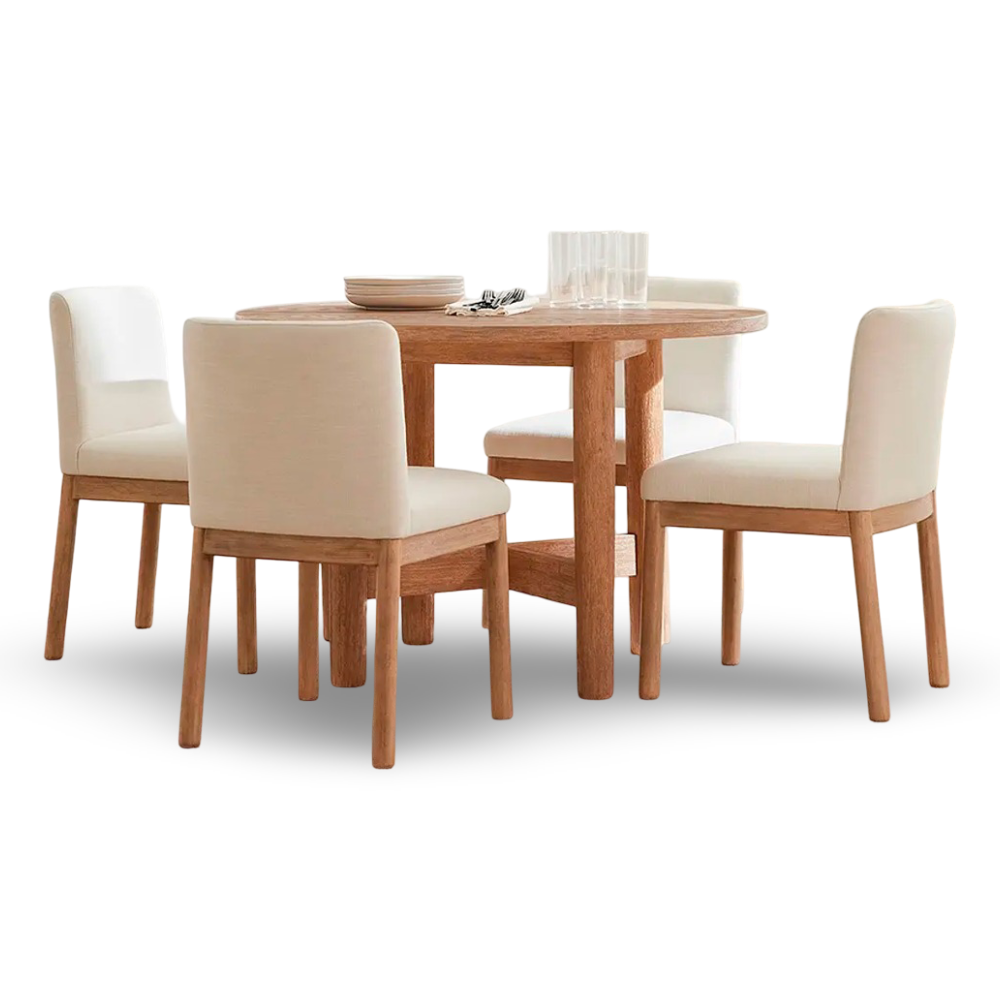 Juego de comedor 4 asientos Mila — Formas Home