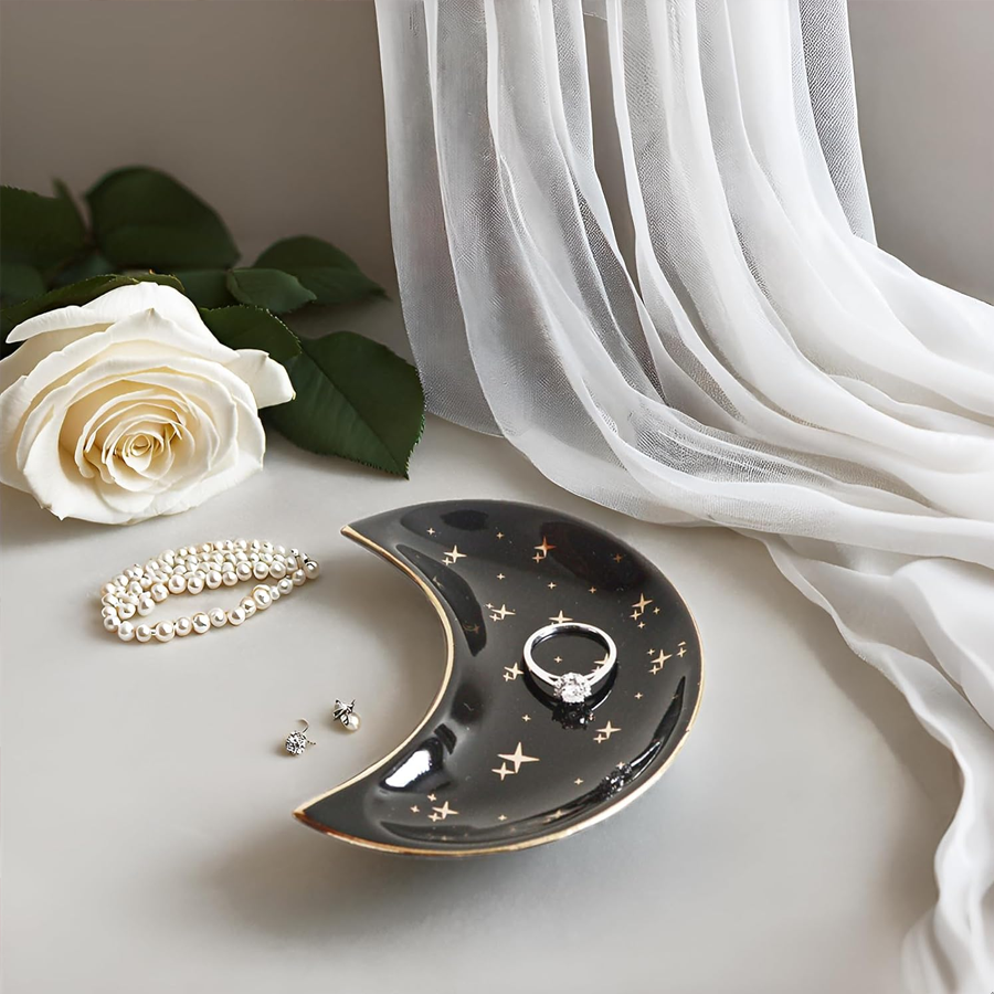 Plato de joyas - Moon Black — Formas Home