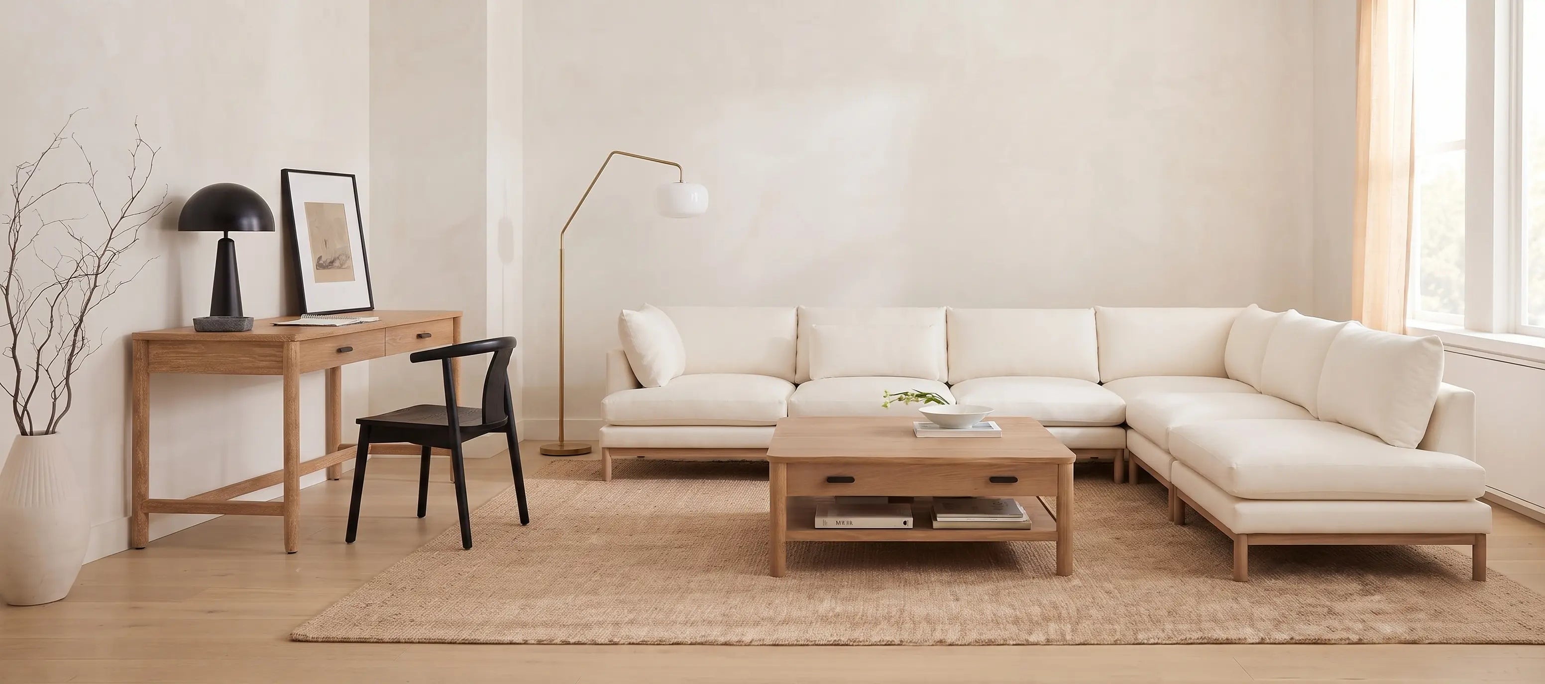 Colección Mila de Formas Home en madera clara
