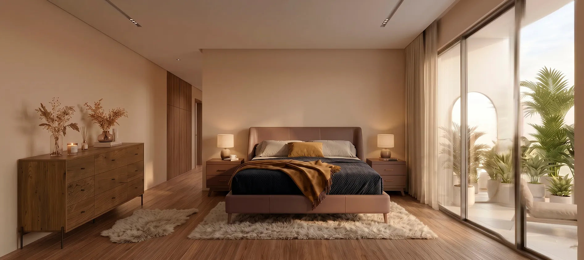 Dormitorio con cama Zola — Formas Home