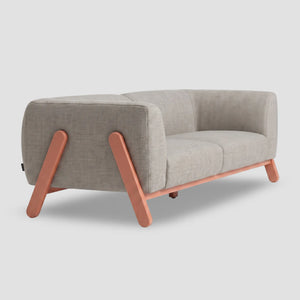Sofá Geo Bouclé Beige — vista 7