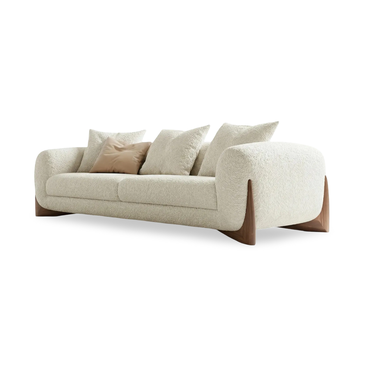 Sofá Delia 3 Cuerpos | Diseño Nórdico en Tela Bouclé