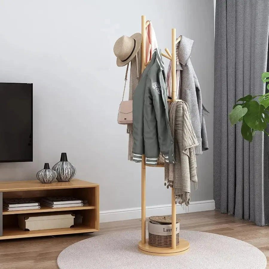 Perchero Ibu – Diseño Artesanal con Sistema Giratorio