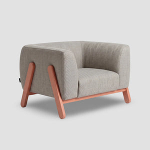 Sofá Geo Bouclé Beige — vista 9