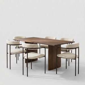 Juego de Comedor Truman de Madera Tornillo - 6 sillas — Formas Home