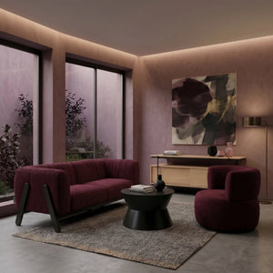 Sofá Geo Bouclé Beige — vista 2